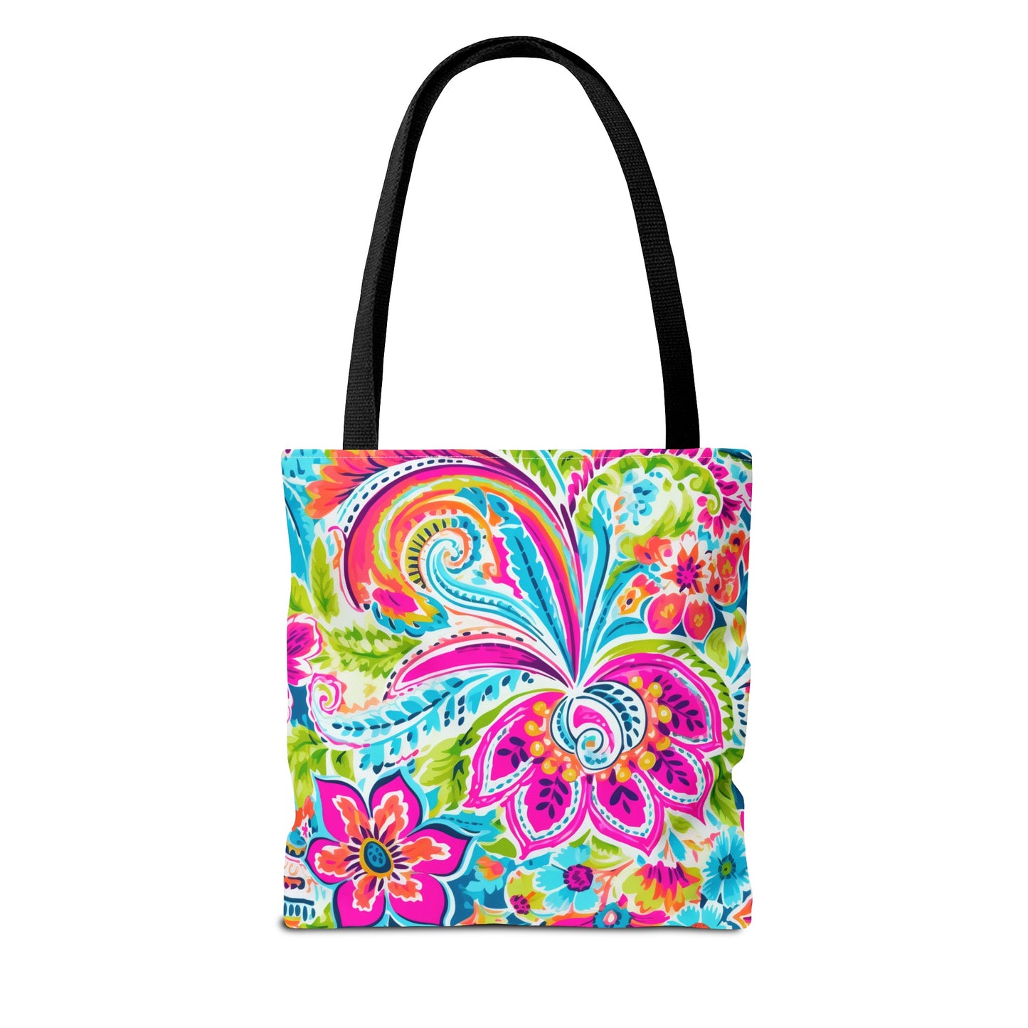 Bright Paisley Tote Bag