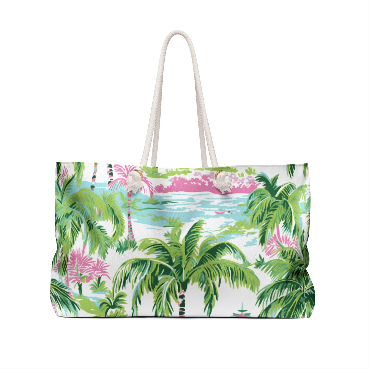 Preppy Tropical Ocean Weekender Bag