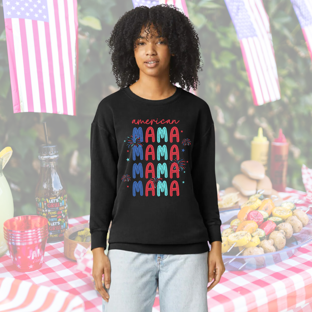 American Mama Lightweight Crewneck Sweatshirt
