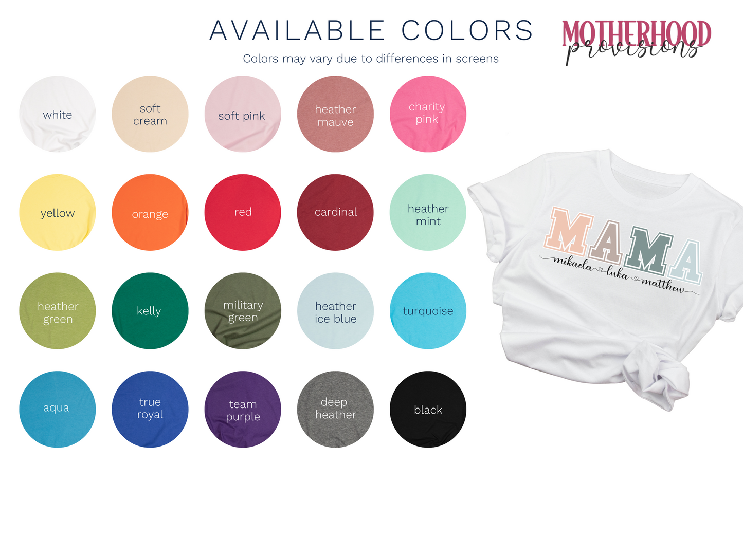 Personalized Custom Mama T-shirt