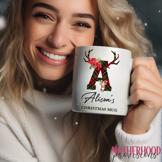Custom Name Christmas Mug for Christmas Gift - Personalized Christmas Mug, Stocking Stuffer, Personalized Gift, Secret Santa