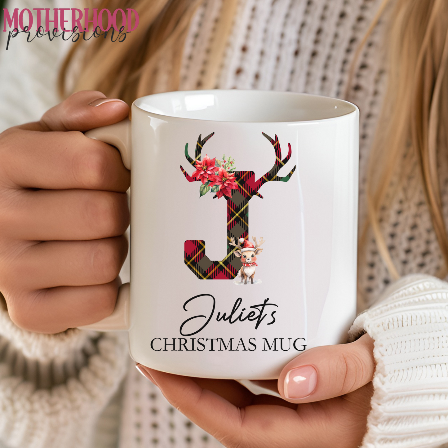 Custom Name Christmas Mug for Christmas Gift - Personalized Christmas Mug, Stocking Stuffer, Personalized Gift, Secret Santa